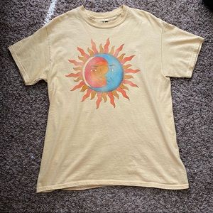 Urban Outfitters yellow sun t-shirt